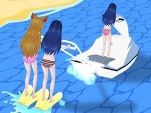 Girl Surfer 3D Online Game