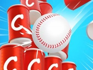Hit Knock Down Baseball Game