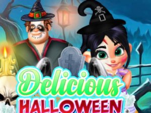 Delicious Halloween Cupcake Dress Up Game