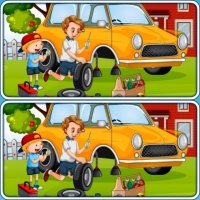 Car Garage Differences Puzzle