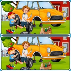 Car Garage Differences Online Game