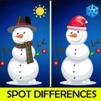 Christmas Spot the Differences Puzzle