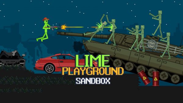 Lime Playground Sandbox Action Game